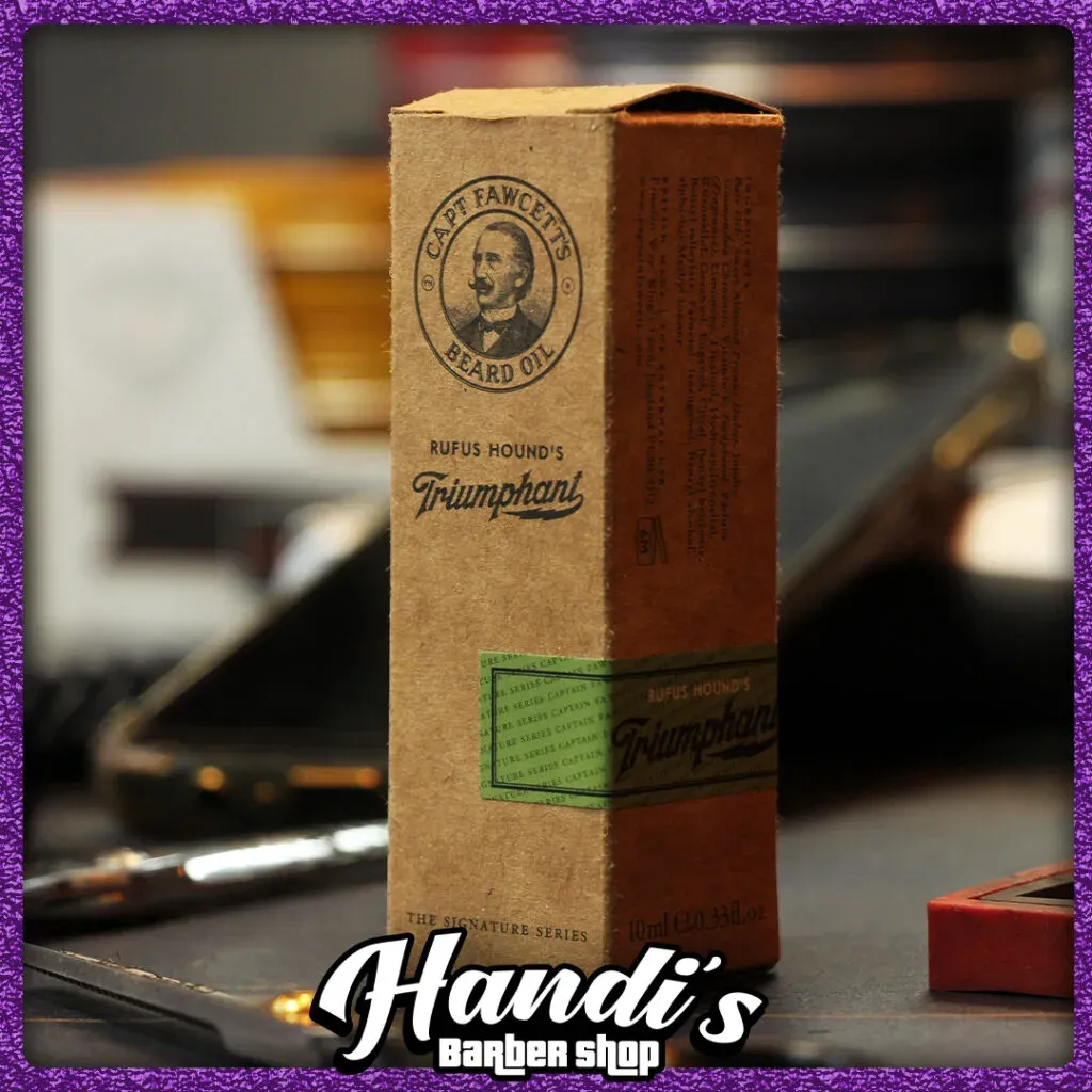 שמן זקן Nebula — Captain Fawcett × John Petrucci — Handi's Barbershop